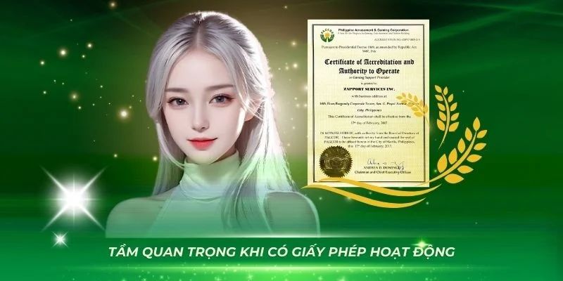 Giấy phép hoạt động 8xbet